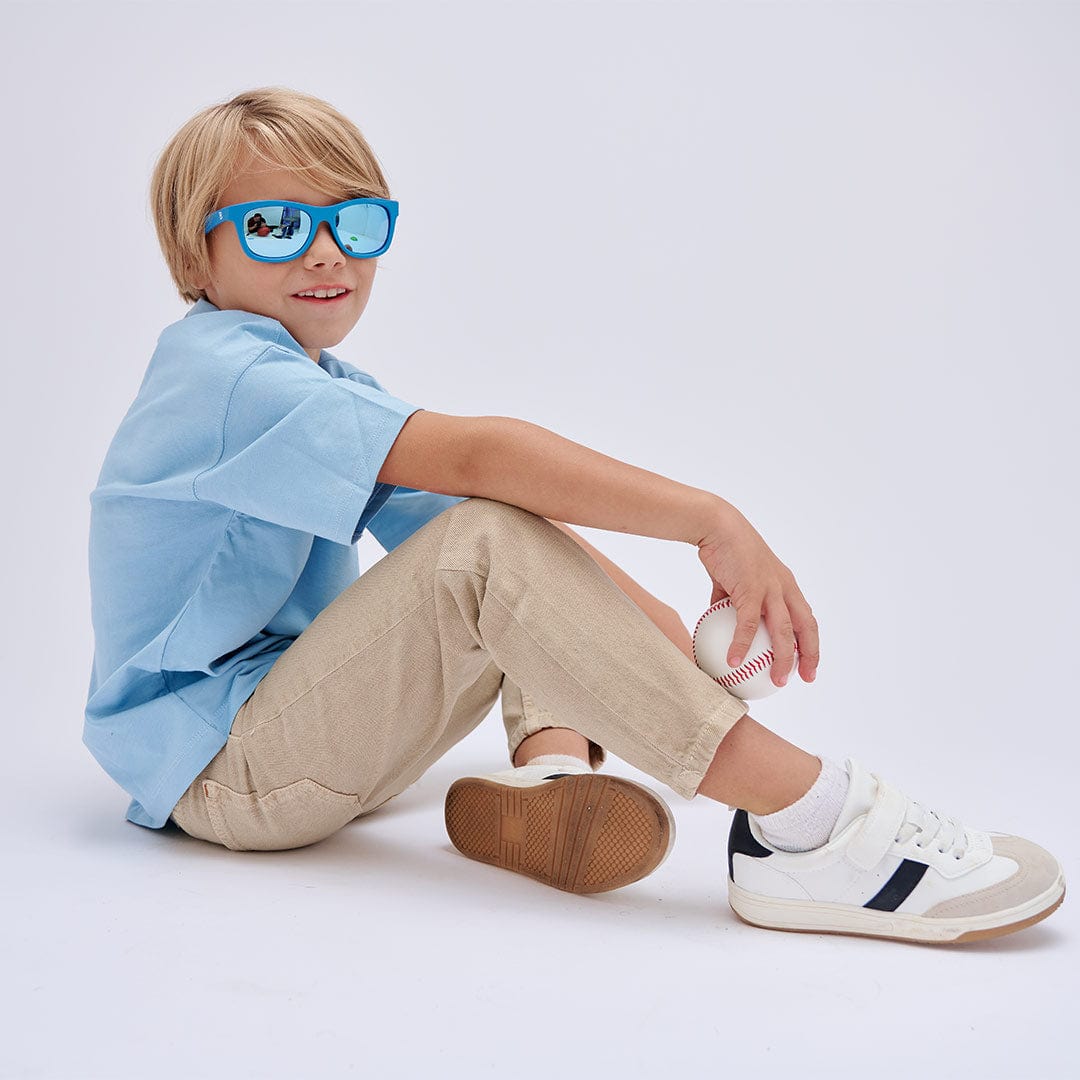 Babiators Midnight Blue Polarized Kid Sunglasses with Mirrored Lens - Little Miss Muffin Children & Home