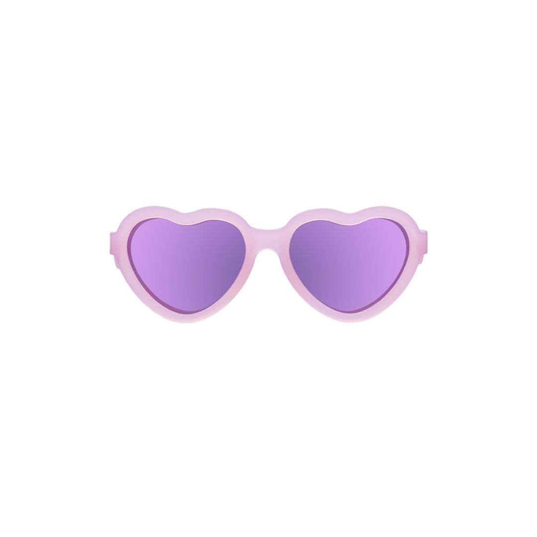 Babiators Frosted Pink Polarized Heart Sunglasses with Mirrored Lens - Little Miss Muffin Children & Home