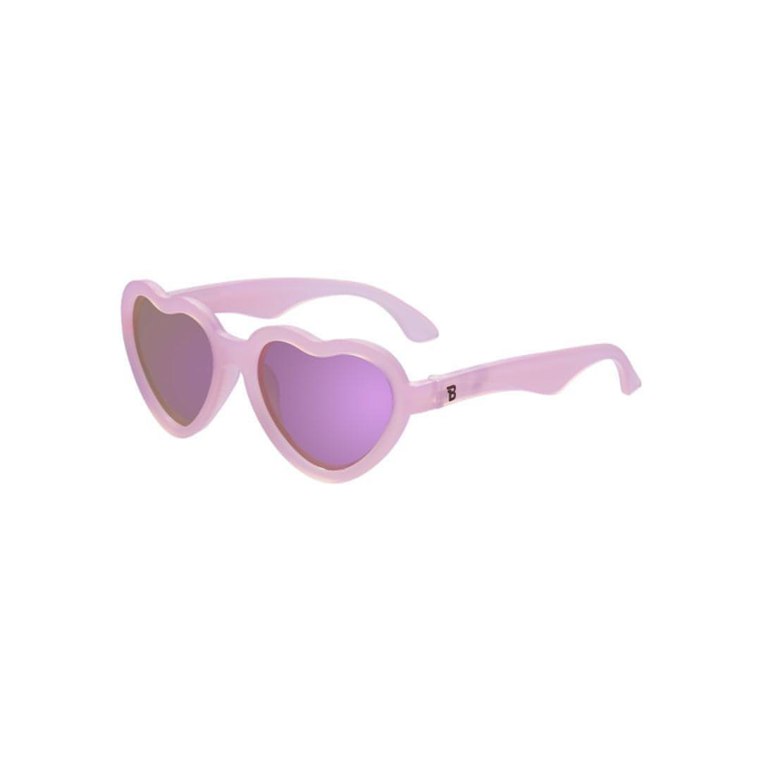 Babiators Frosted Pink Polarized Heart Sunglasses with Mirrored Lens - Little Miss Muffin Children & Home