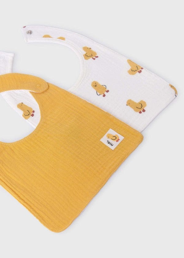 Mayoral Usa Inc Mayoral 2-Piece Gauze Bib Set - Little Miss Muffin Children & Home