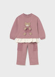 Mayoral Usa Inc 2 Piece Teddy Bear Sweatshirt & Pants Set - Little Miss Muffin Children & Home