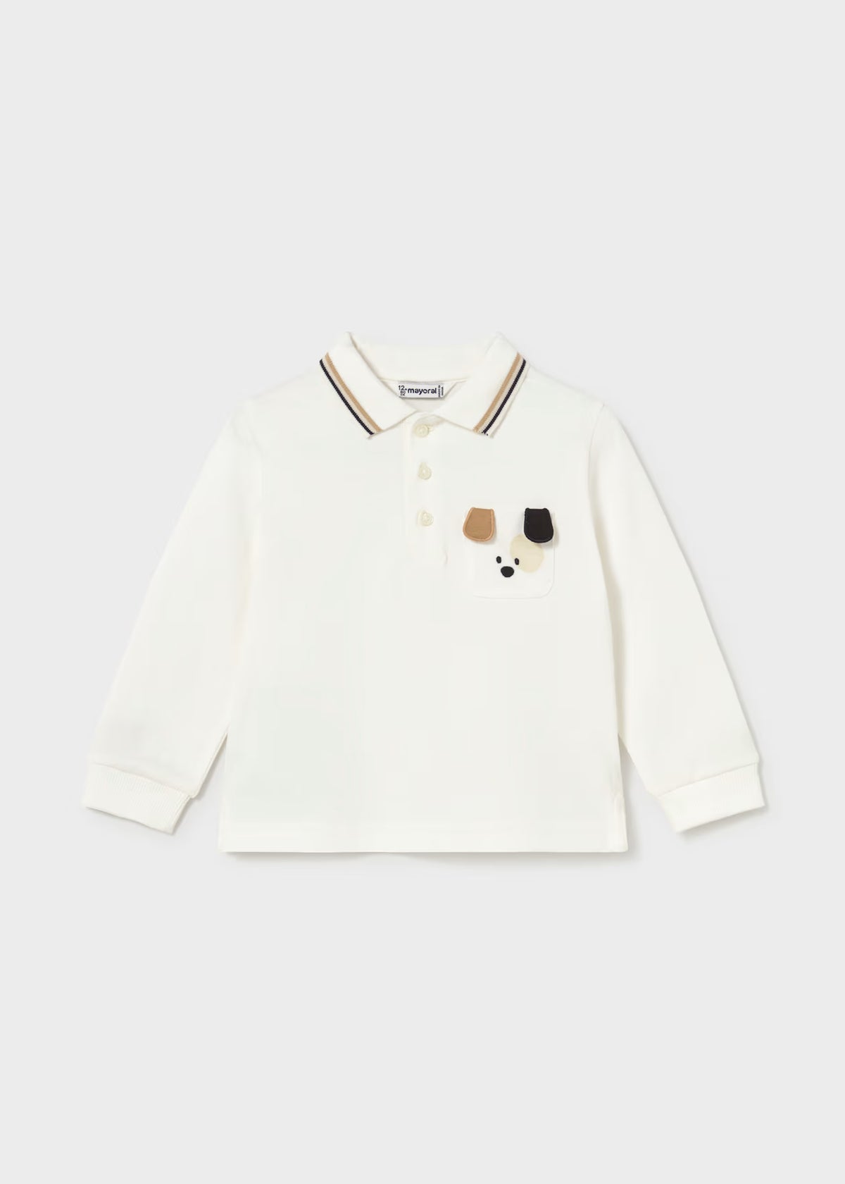 Long Sleeve Puppy Pocket Polo