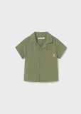 Mayoral Bambula Button Up Shirt in Sage