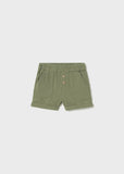 Mayoral Bambula Cuffed Shorts in Sage