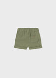 Mayoral Bambula Cuffed Shorts in Sage