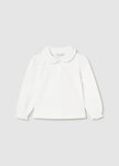 Mayoral Usa Inc Mayoral Long Sleeve Ruffled Collar Polo for Baby - Little Miss Muffin Children & Home