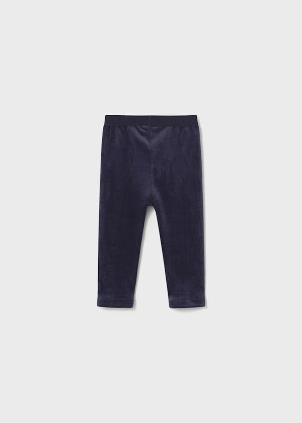 Mayoral Usa Inc Velvet Leggings in Navy for Baby - Little Miss Muffin Children & Home