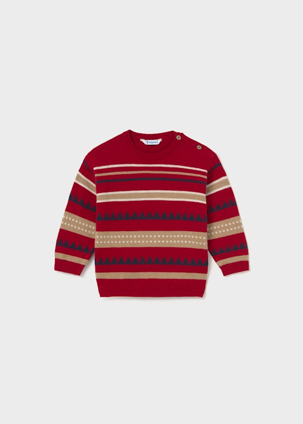 Striped Knit Sweater