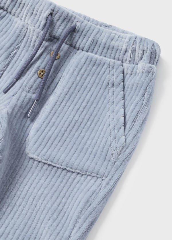 Mayoral Usa Inc Mayoral Baby Corduroy Jogger Pants in Glacier - Little Miss Muffin Children & Home