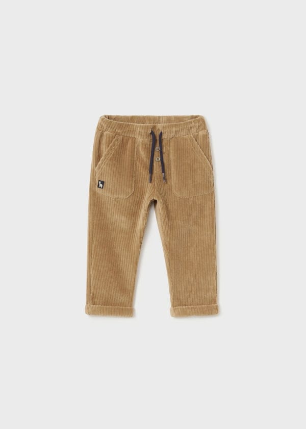 Mayoral Usa Inc Mayoral Knit Corduroy Jogger Pants in Toffee - Little Miss Muffin Children & Home