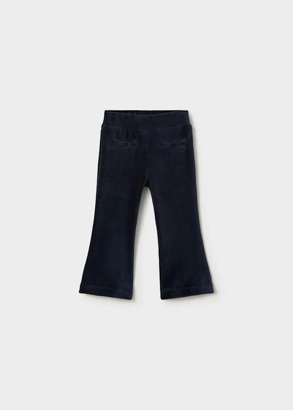 Corduroy Knit Pants with Bow Detail, 3 Colors Available