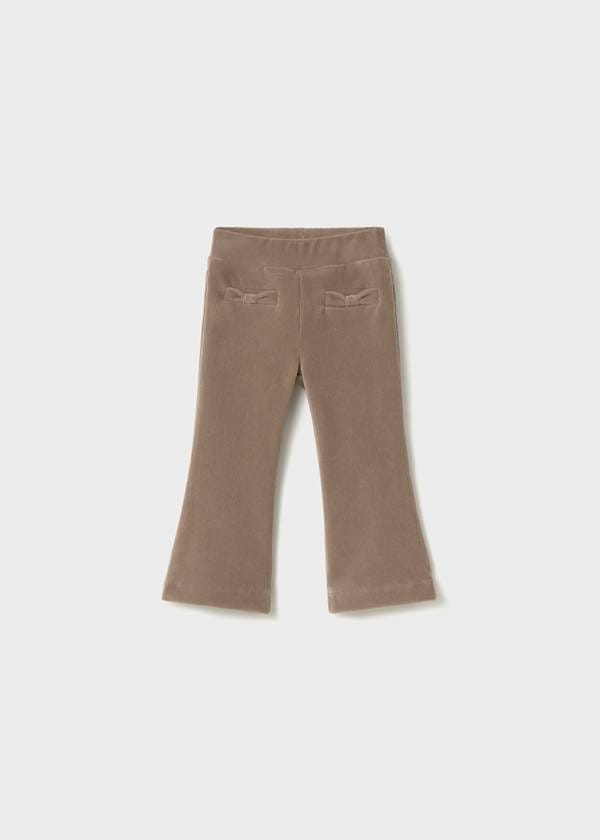 Corduroy Knit Pants with Bow Detail, 3 Colors Available