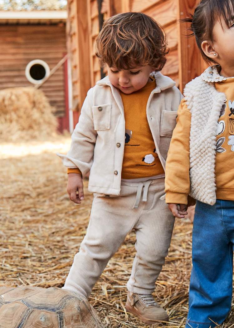 Mayoral Usa Inc Drawstring Corduroy Pants in Cereal - Little Miss Muffin Children & Home