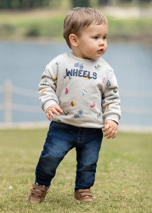 Mayoral Usa Inc Mayoral Soft Denim Joggers for Baby - Little Miss Muffin Children & Home