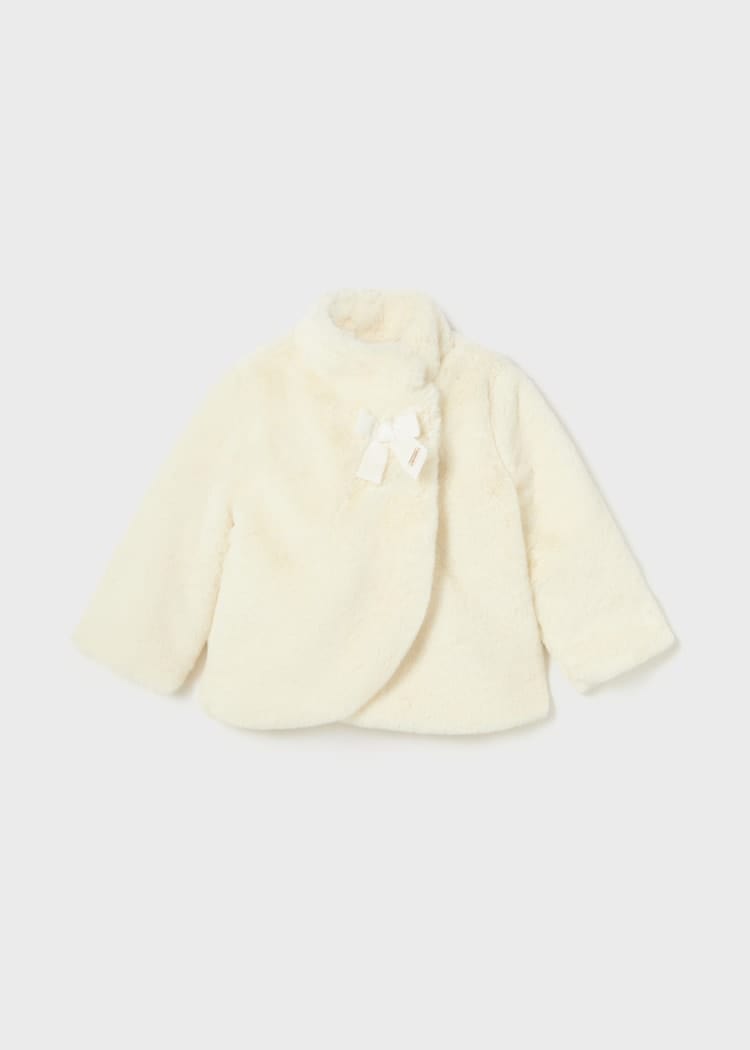 Mayoral Usa Inc Mayoral Faux Fur Coat for Baby Girl - Little Miss Muffin Children & Home