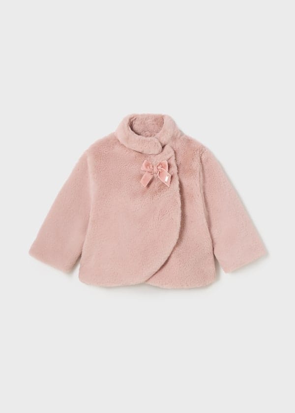 Mayoral Usa Inc Mayoral Faux Fur Coat for Baby Girl - Little Miss Muffin Children & Home