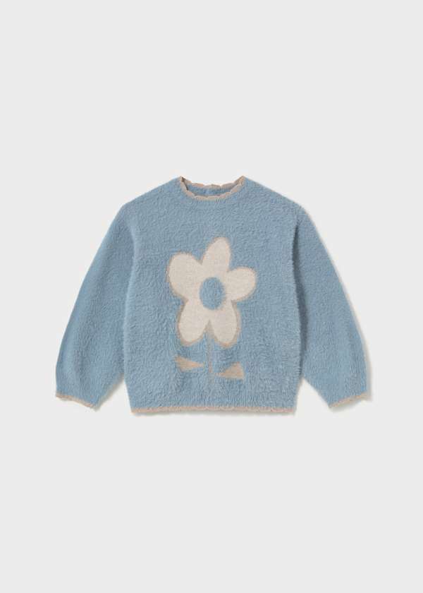 Girl's Fuzzy Sweater, 2 Colors Available