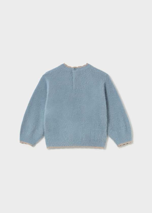 Girl's Fuzzy Sweater, 2 Colors Available