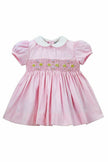 Girl Picque Classic Pink Dress