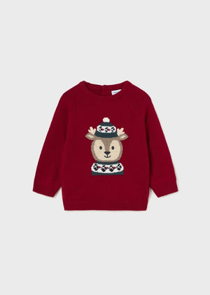 Mayoral Usa Inc Mayoral Intarsia Knit Reindeer Sweater - Little Miss Muffin Children & Home