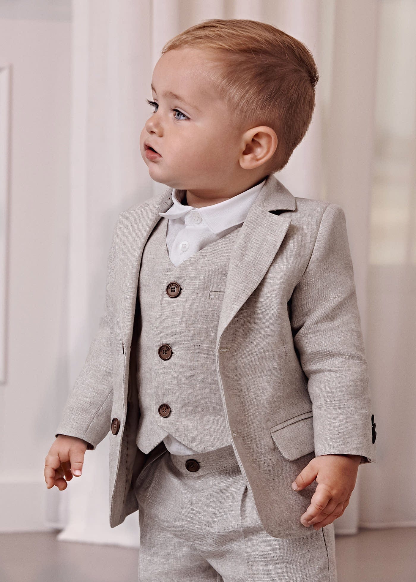 Abel & Lula Abel & Lula Linen Blazer - Little Miss Muffin Children & Home
