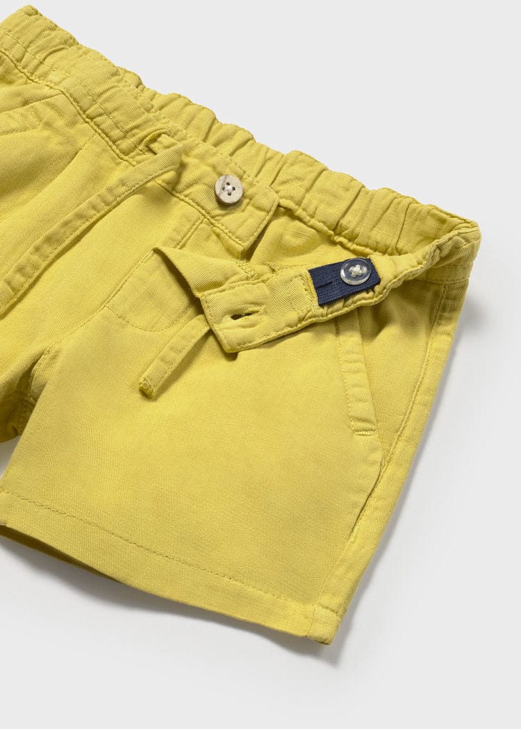 Mayoral Usa Inc Mayoral Linen Bermuda Shorts in Gold - Little Miss Muffin Children & Home