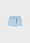 Mayoral Usa Inc Mayoral Linen Bermuda Shorts in Sky - Little Miss Muffin Children & Home