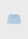 Mayoral Linen Bermuda Shorts in Sky