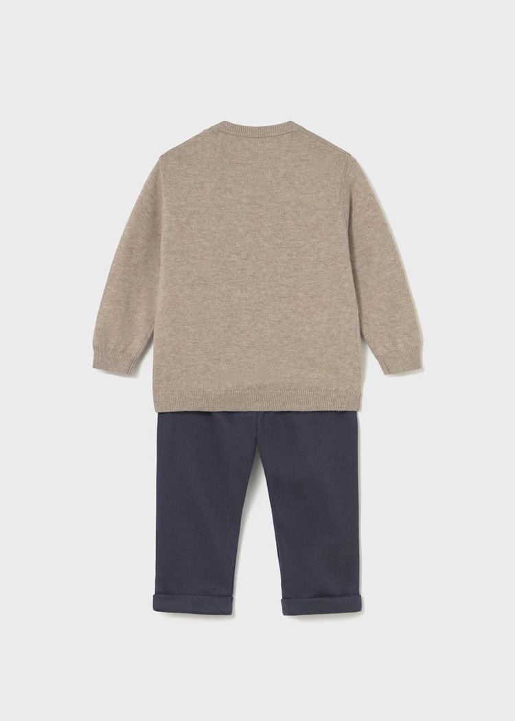 Mayoral Usa Inc Animal Sweater & Pants Set in Night - Little Miss Muffin Children & Home