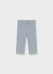 Patch Pocket Pants in Blue Stripe