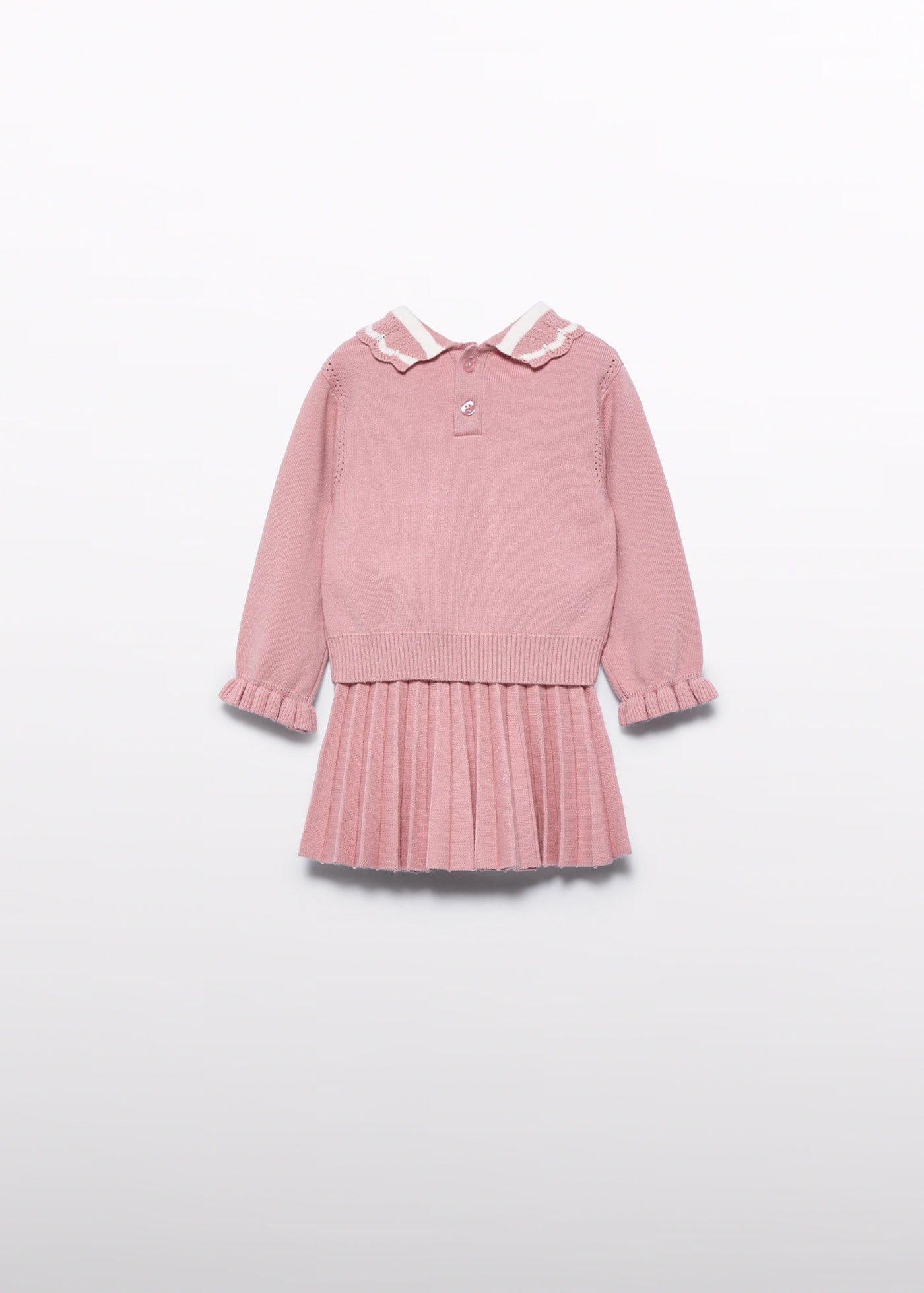 Abel & Lula Abel & Lula Pleated Knit Skirt & Sweater Set - Little Miss Muffin Children & Home