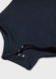 Mayoral Long Sleeve Polo Onesie for Baby in Navy