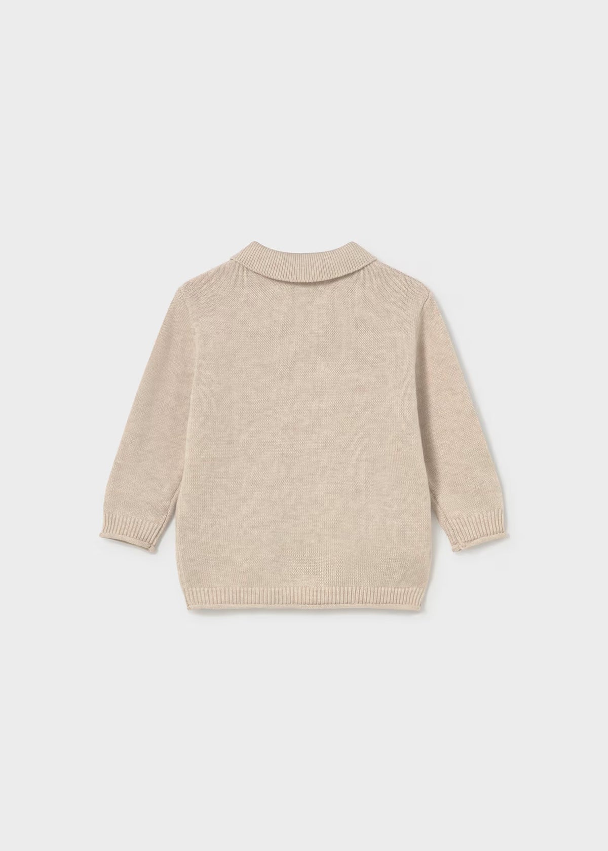 Polo Collar Knit Sweater, 2 Colors Available