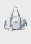Mayoral Usa Inc Mayoral Printed Diaper Bag with Accessories in Polar Blue - Little Miss Muffin Children & Home