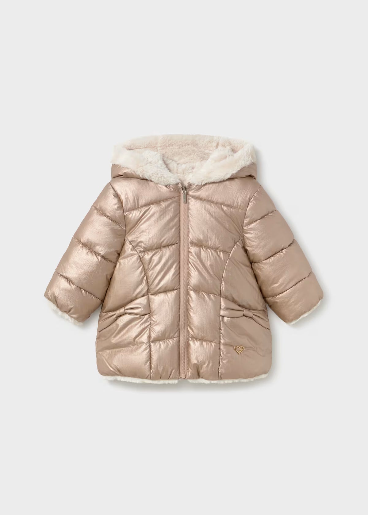Reversible Faux Fur Puffer Jacket