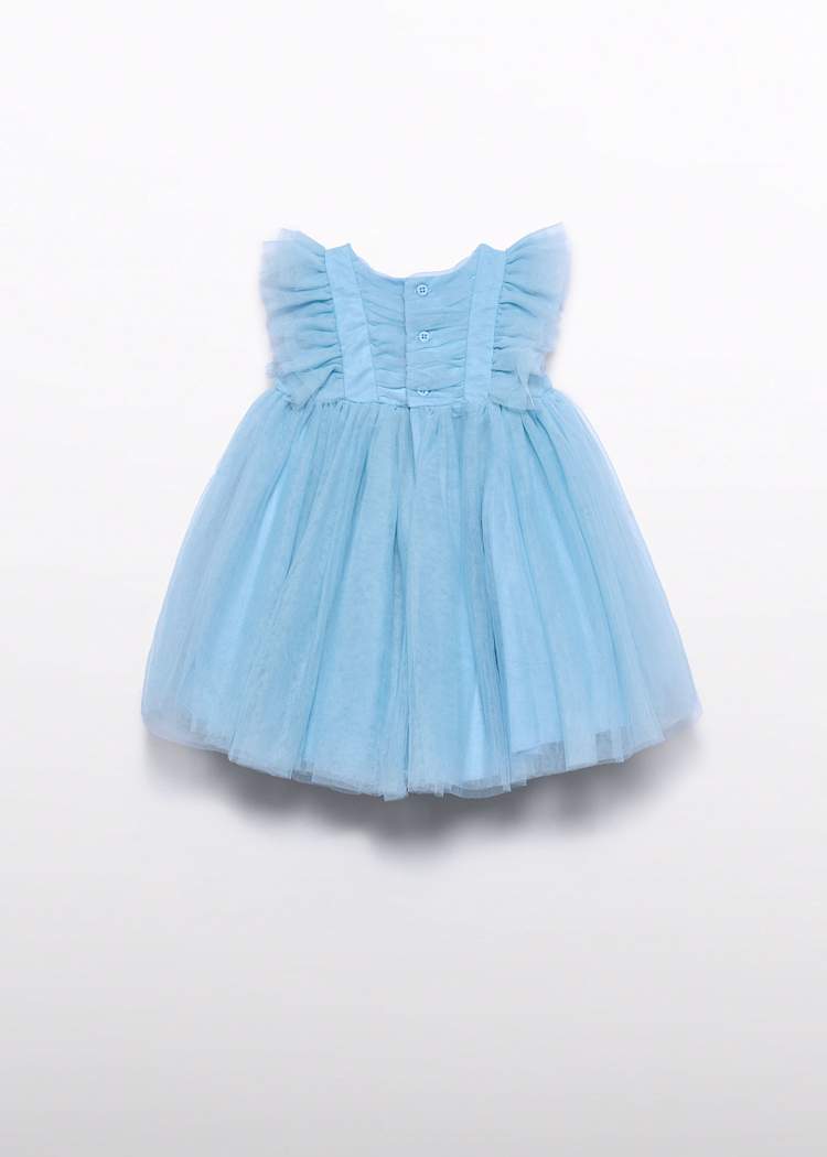 Ruffled Tulle Dress