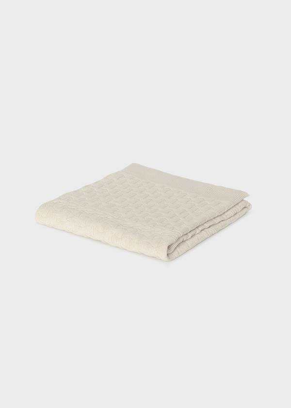 Knit Baby Blanket, 2 Colors Available