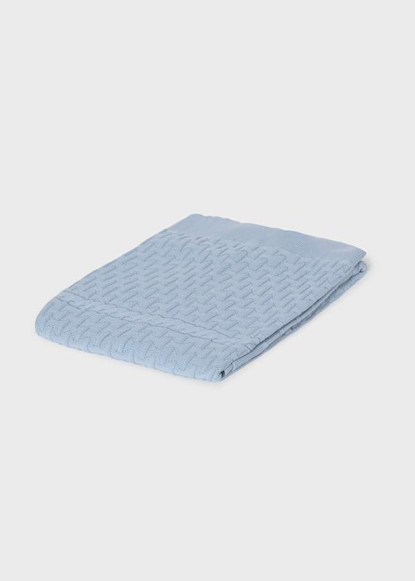 Knit Baby Blanket, 2 Colors Available