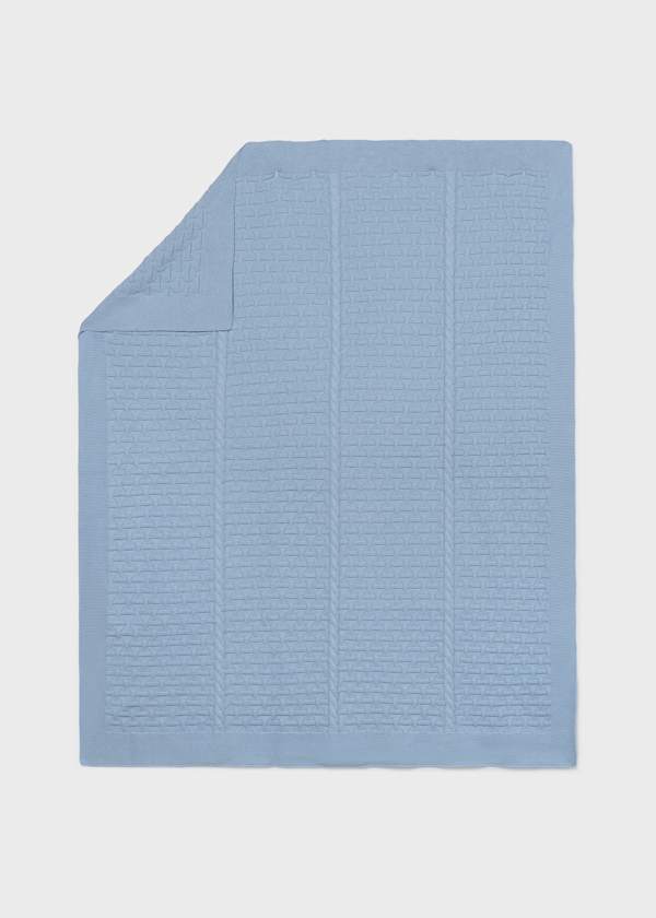 Knit Baby Blanket, 2 Colors Available