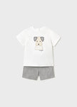 Mayoral Usa Inc Mayoral Puppy Shirt & Shorts Set - Little Miss Muffin Children & Home