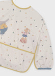 Sleeved Baby Bib, 2 Colors Available