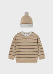Mayoral Usa Inc Mayoral Striped Sweater & Hat Set for Baby - Little Miss Muffin Children & Home