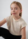 Mayoral Usa Inc Mayoral Tween Girls Cap Sleeve Tee with Tiny Stud Detail - Little Miss Muffin Children & Home