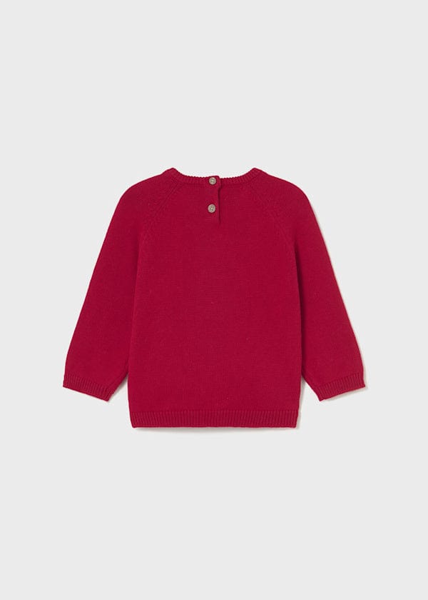 Mayoral Usa Inc Intarsia Animal Sweater in Red - Little Miss Muffin Children & Home