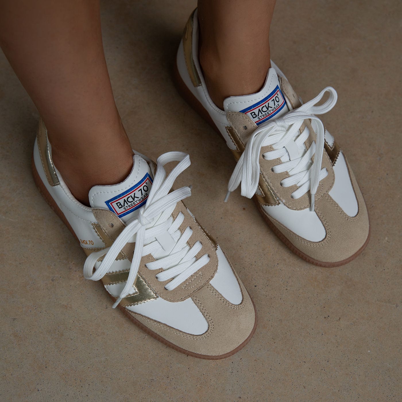 Back 70 Streetwear Back 70 Streetwear Cloud Sneakers in Beige - Little Miss Muffin Children & Home