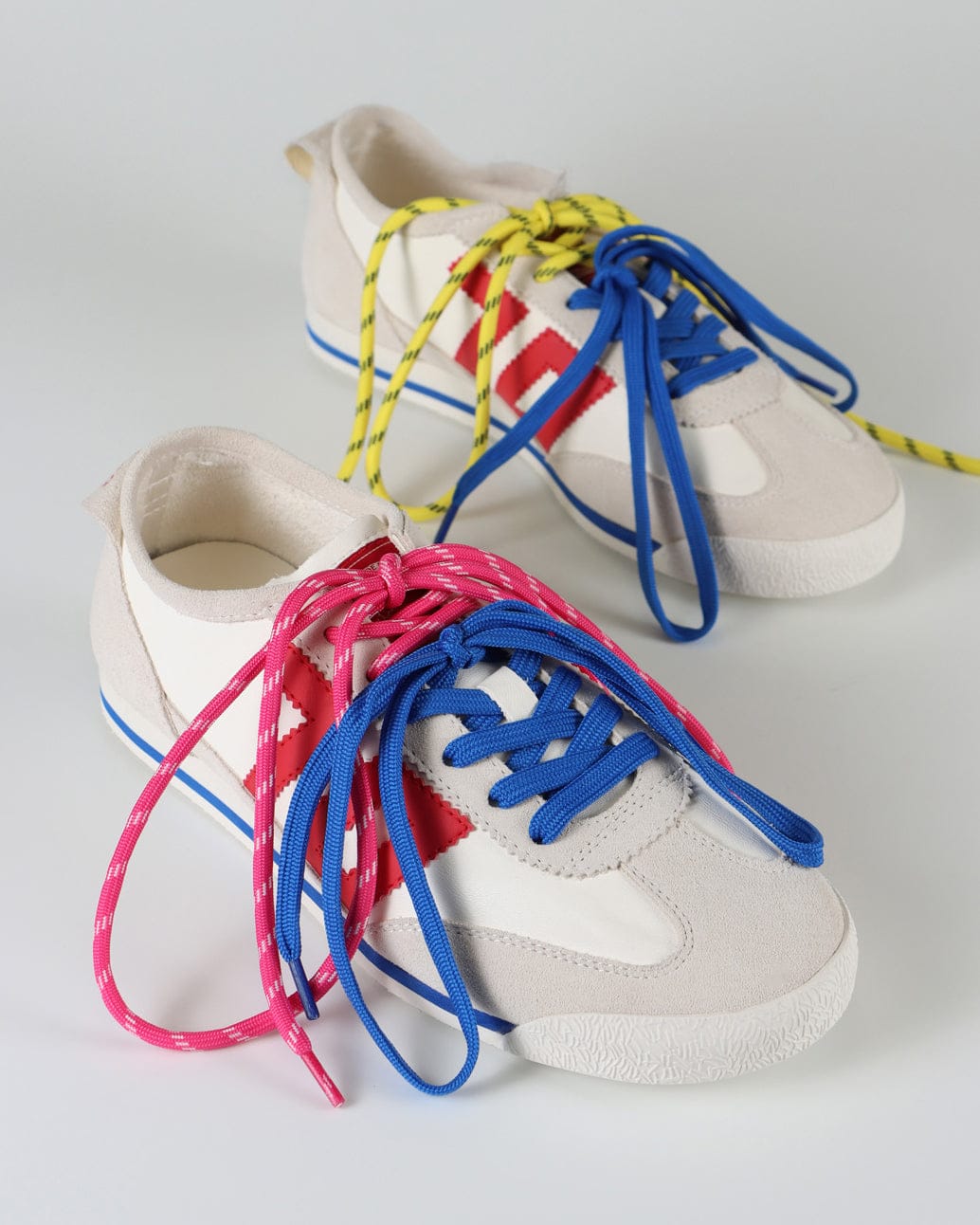 Leon Sneakers in White/Red