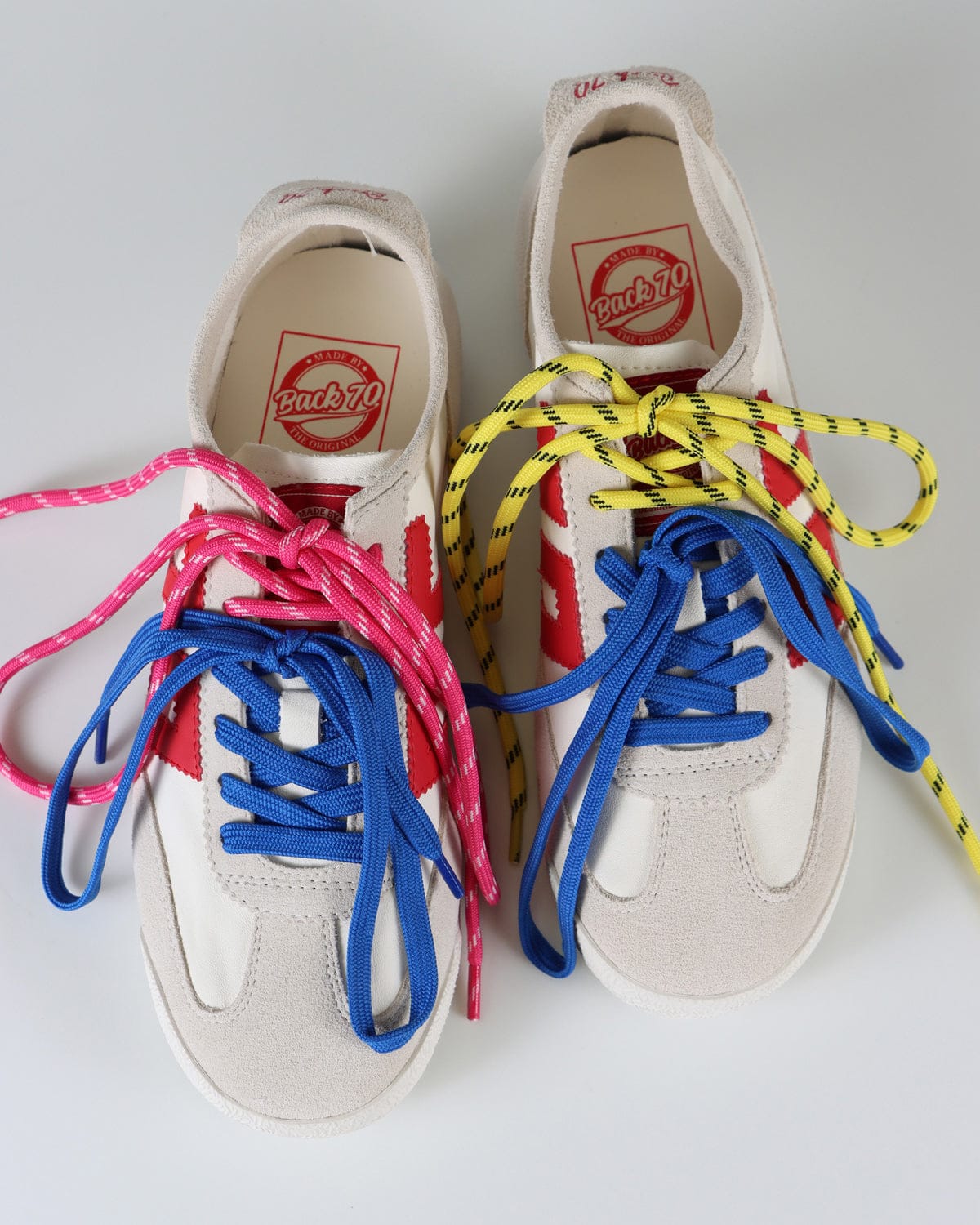 Leon Sneakers in White/Red