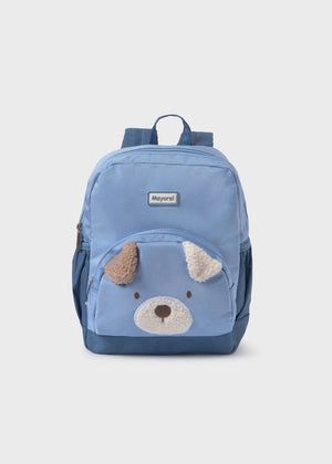 Mayoral Blue Puppy Baby Backpack