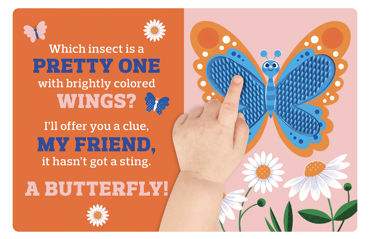 Little Hippo Books Backyard Bugs - Touch & Feel Sensory Board Book - Little Miss Muffin Children & Home