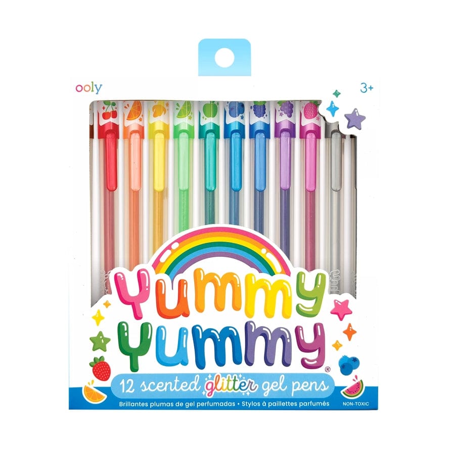 Ooly Ooly Yummy Yummy Scented Glitter Gel Pens, Set of 12 - Little Miss Muffin Children & Home